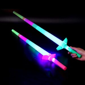 Samurai RGB Swords Toy For Kids | Lighting Sword | Lighting Ninja Sword | LED motion ninja sword